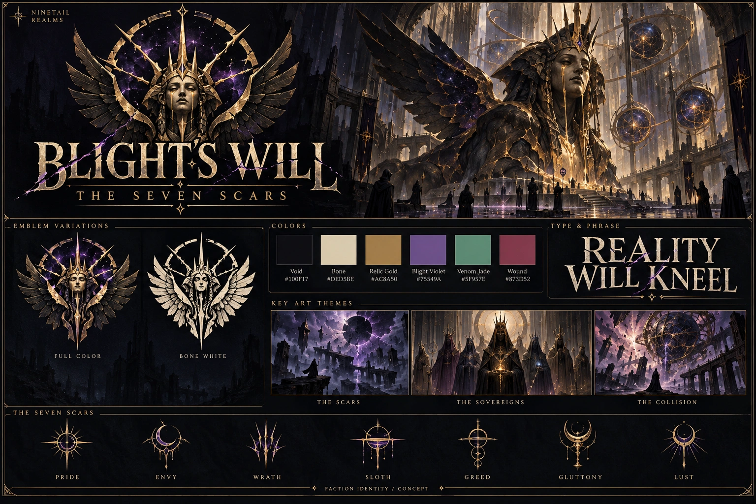 Blight’s Will branding board